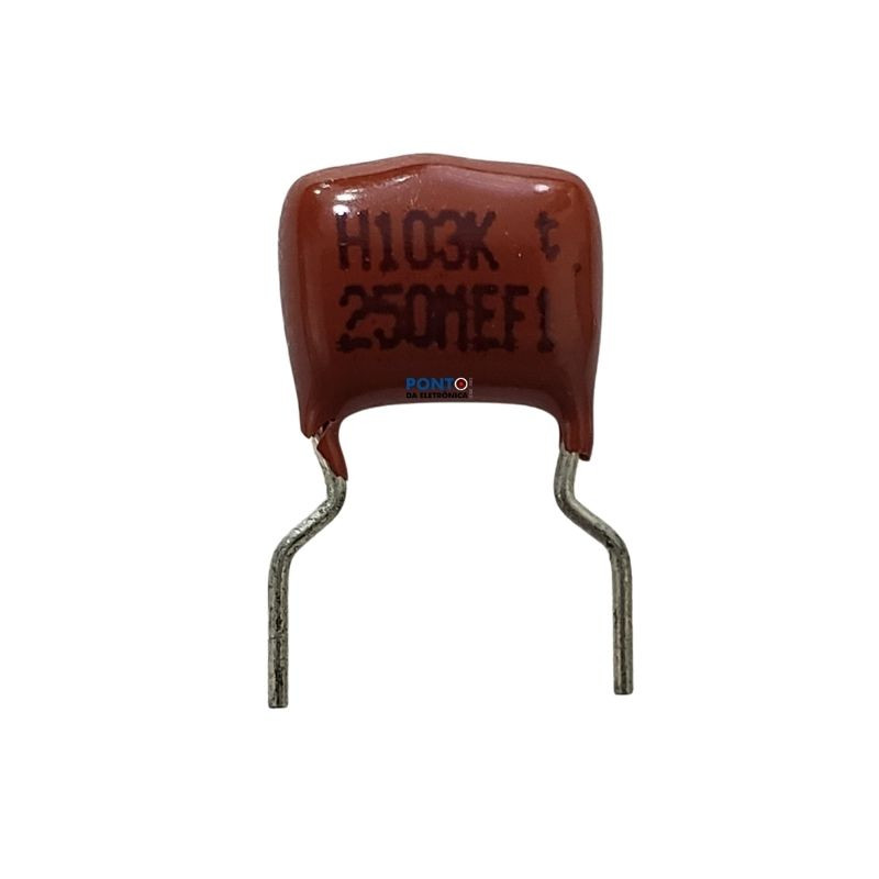 Capacitor Poliéster 10K x 250V = H103K 250MEF1