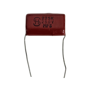 Capacitor Poliéster 2M2 x 250V = 225K 250V Mfs