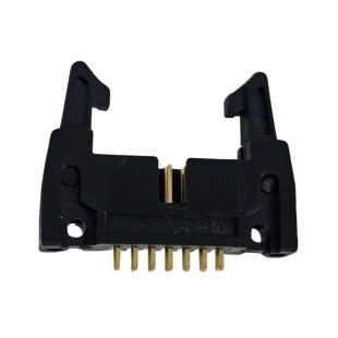 Conector Header 14 Pinos Macho 180º Com Trava