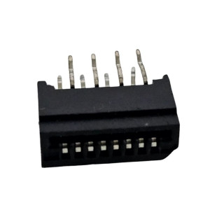 Conector 8 Vias Femea Preto