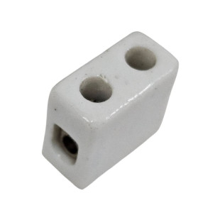 Conector Sindal 600V 6MM² 2 Polos Porcelana