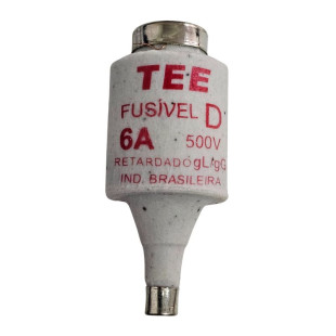 Fusível 6A 500V Diazed gL/gG Retardado Tee