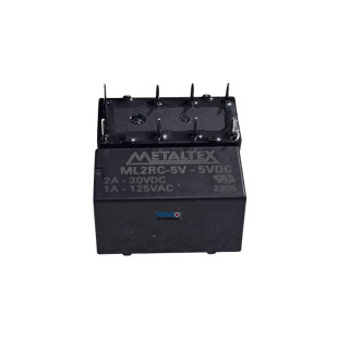 Relé ML2RC-5V-5Vdc Metaltex