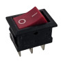 Chave Gangorra KCD1 6A 250V 10A 125V 3Terminais Vermelho Cqc Daier