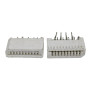 Conector Para Flat 10 Vias Branco